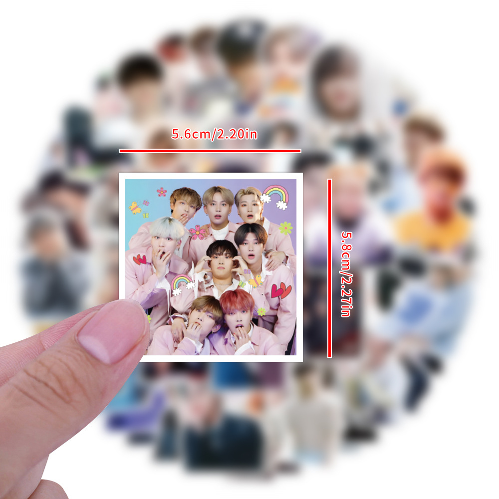 Phone Accessories For Boys - 10/55/110PCS Kpop 한국 보이 그룹 ATEEZ