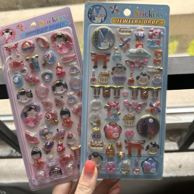 Phone Accessories For Boys - 만화 휴대폰 장식 솔리드 스티커 닌자와