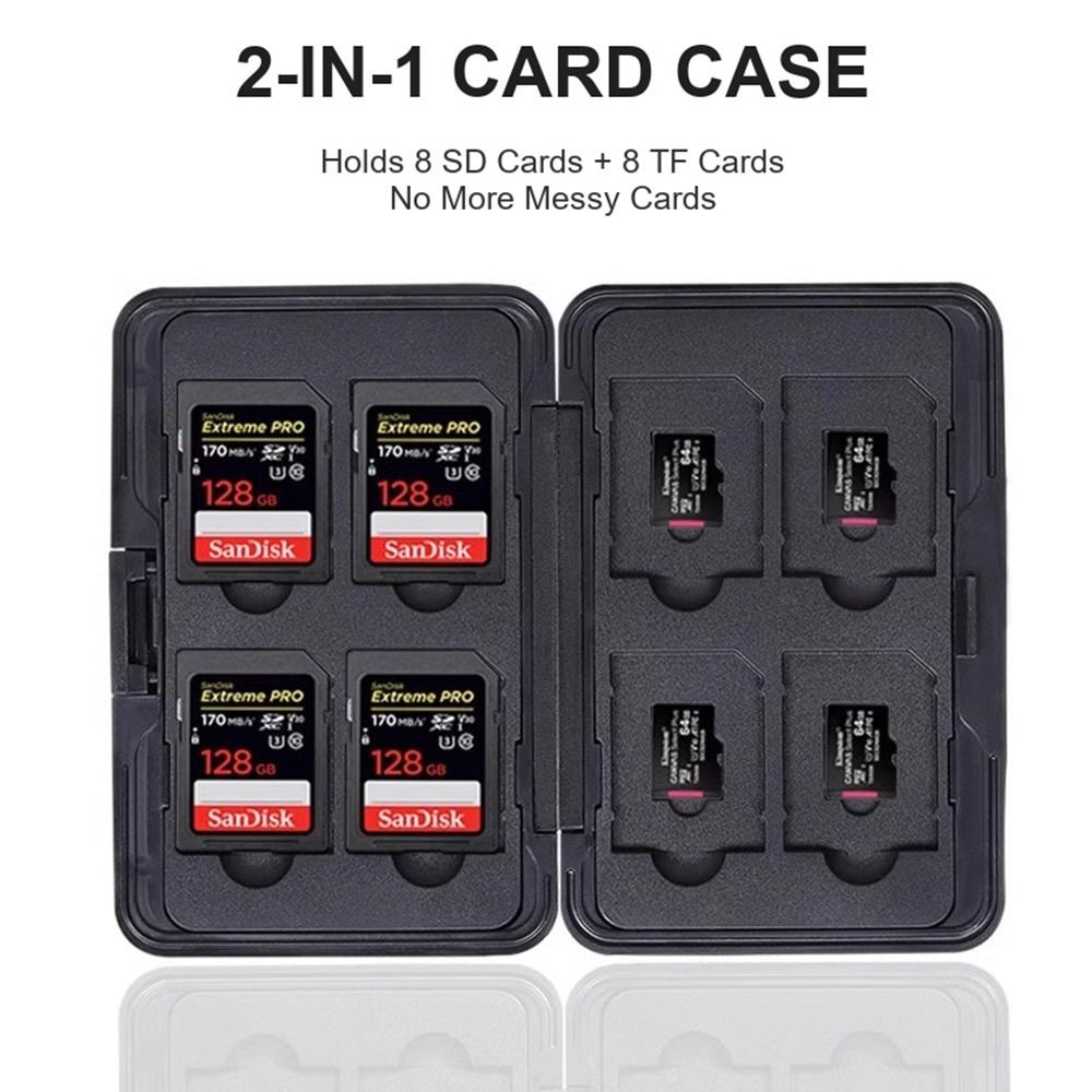 16슬롯 메모리 카드 케이스 이중 레이어 알루미늄 보호 - Micro Sd Card 리뷰 및 가격