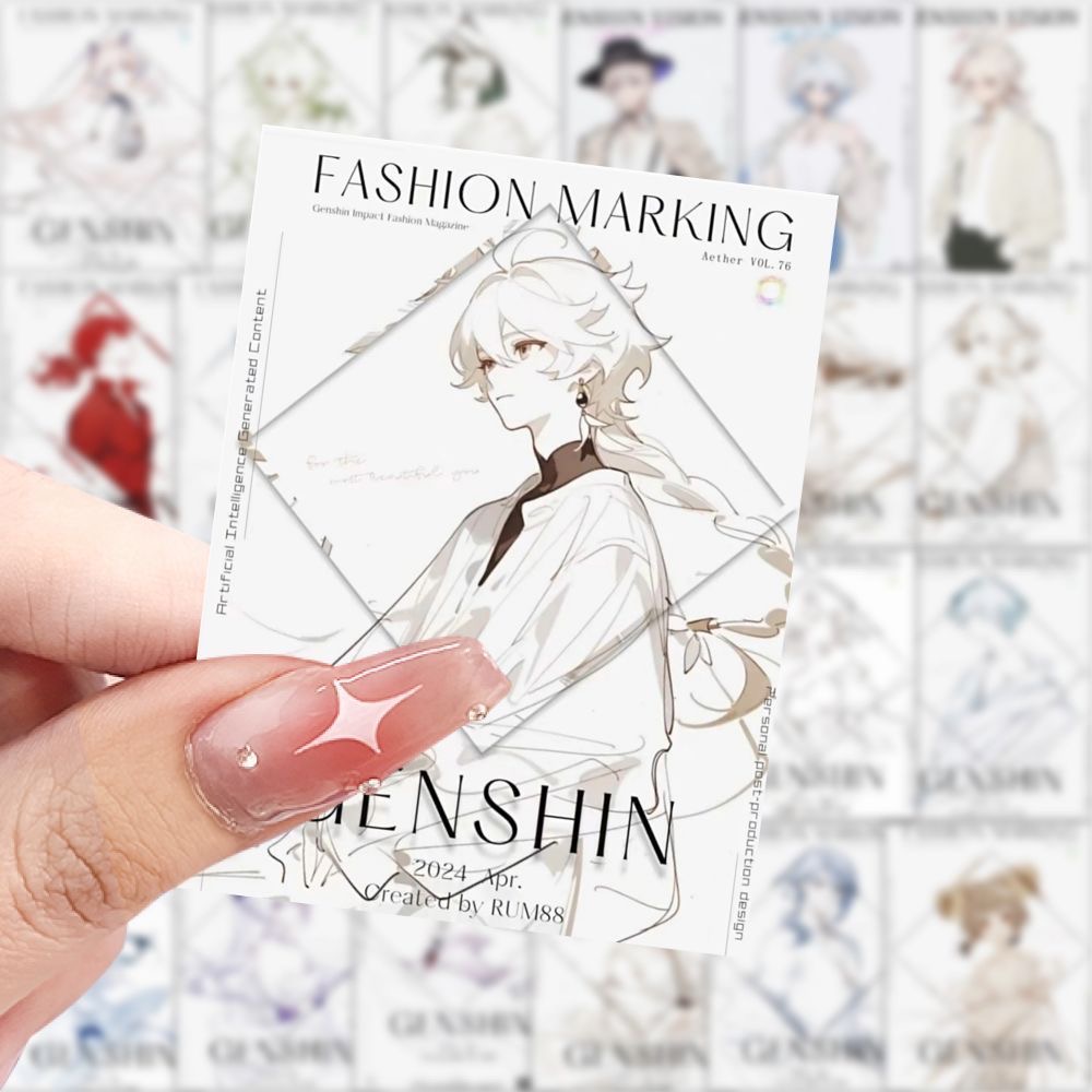 189 Genshin Impact 캐릭터 스티커, 포스 - Phone Accessories Poster 리뷰 및 가격