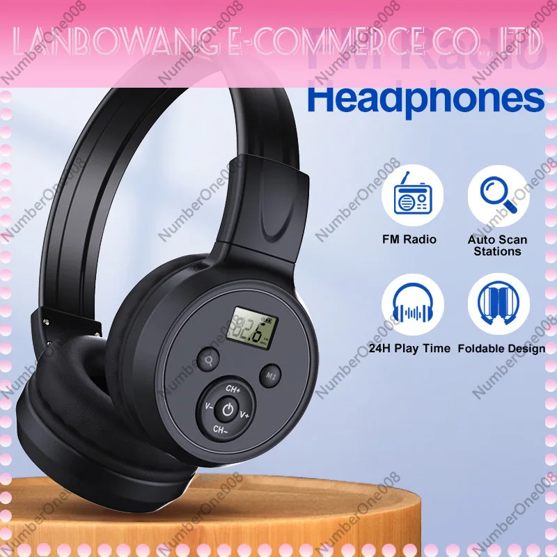 헤드밴드 FM 라디오 헤드셋, 충전식, 디지털 튜닝 프 - Micro Sd Card 리뷰 및 가격