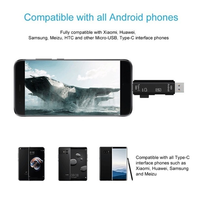 5 in 1 다기능 Usb 2.0 유형 C/Usb/마이 - Micro Sd Card 리뷰 및 가격
