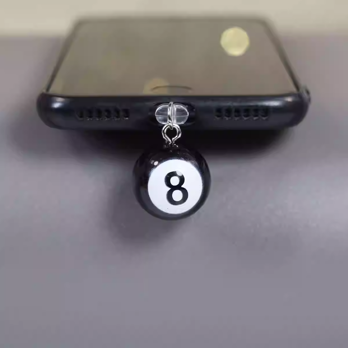 1개 (No.) 8볼 폰 먼지 방지 플러그, 트렌디한  - Phone Accessories For Boys 리뷰 및 가격