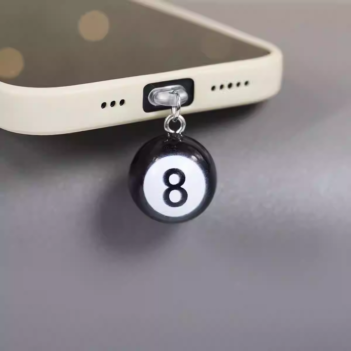 1개 (No.) 8볼 폰 먼지 방지 플러그, 트렌디한  - Phone Accessories For Boys 리뷰 및 가격