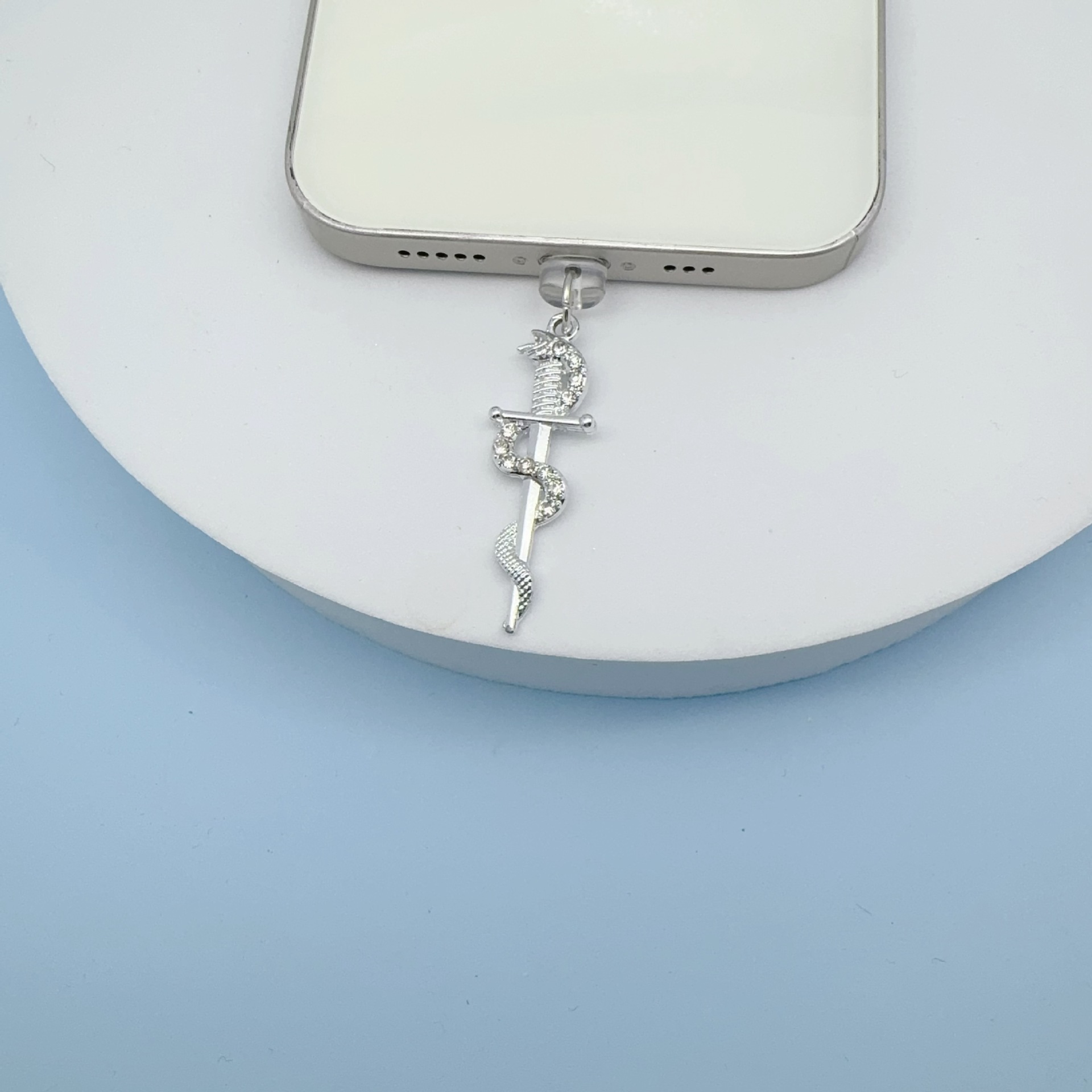 검 디자인 전화 먼지 플러그 귀여운 발톱 다이아몬드 전 - Phone Accessories For Boys 리뷰 및 가격