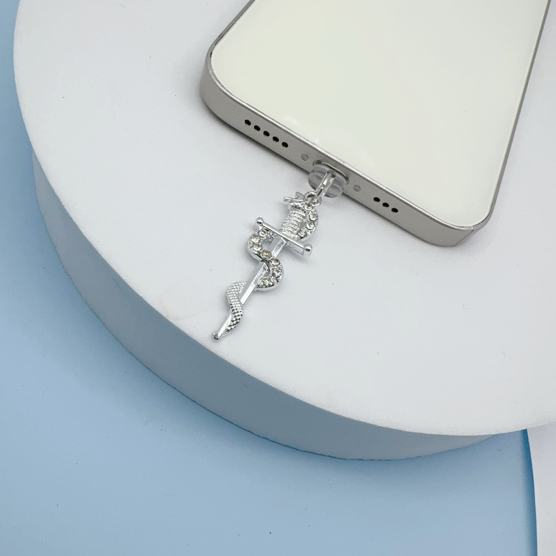 검 디자인 전화 먼지 플러그 귀여운 발톱 다이아몬드 전 - Phone Accessories For Boys 리뷰 및 가격