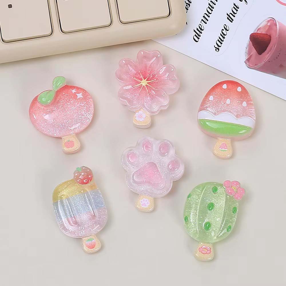 10pcs Kawaii 투명 여름 미니 아이스크림 수지 - Phone Accessories For Boys 리뷰 및 가격